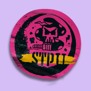 STPU Skull Snake Sticker